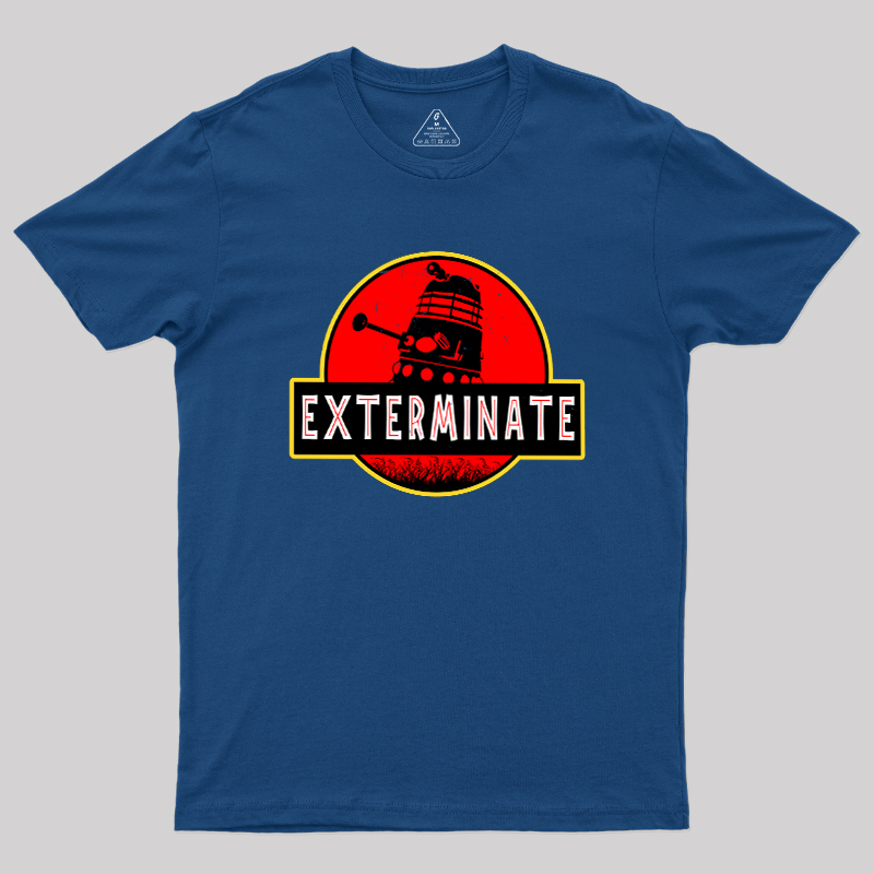 Darlek Exterminate Jurassic Park Dr Who Geek T-Shirt
