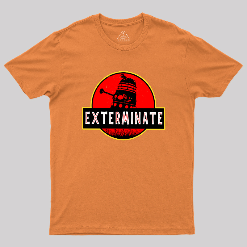 Darlek Exterminate Jurassic Park Dr Who Geek T-Shirt