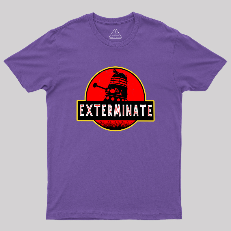 Darlek Exterminate Jurassic Park Dr Who Geek T-Shirt