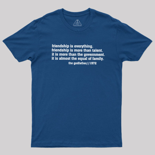 The Godfather quote Geek T-Shirt