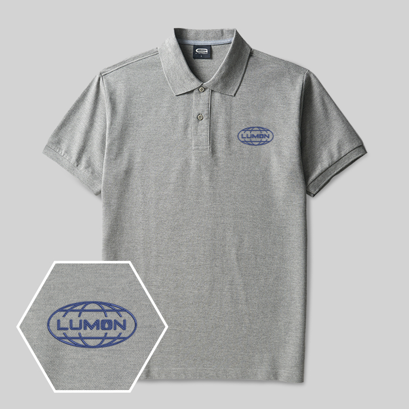 Lumon Geek Embroidered Polo Shirts