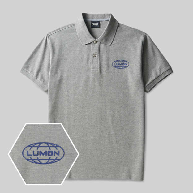 Lumon Geek Embroidered Polo Shirts