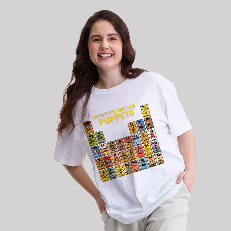 Elemental Table Of Puppets Geek T-Shirt