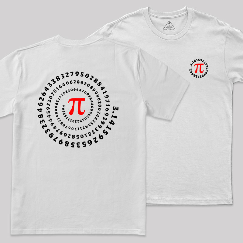 Infinite Circle Front and Back Printed Geek T-Shirt