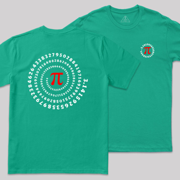 Infinite Circle Front and Back Printed Geek T-Shirt