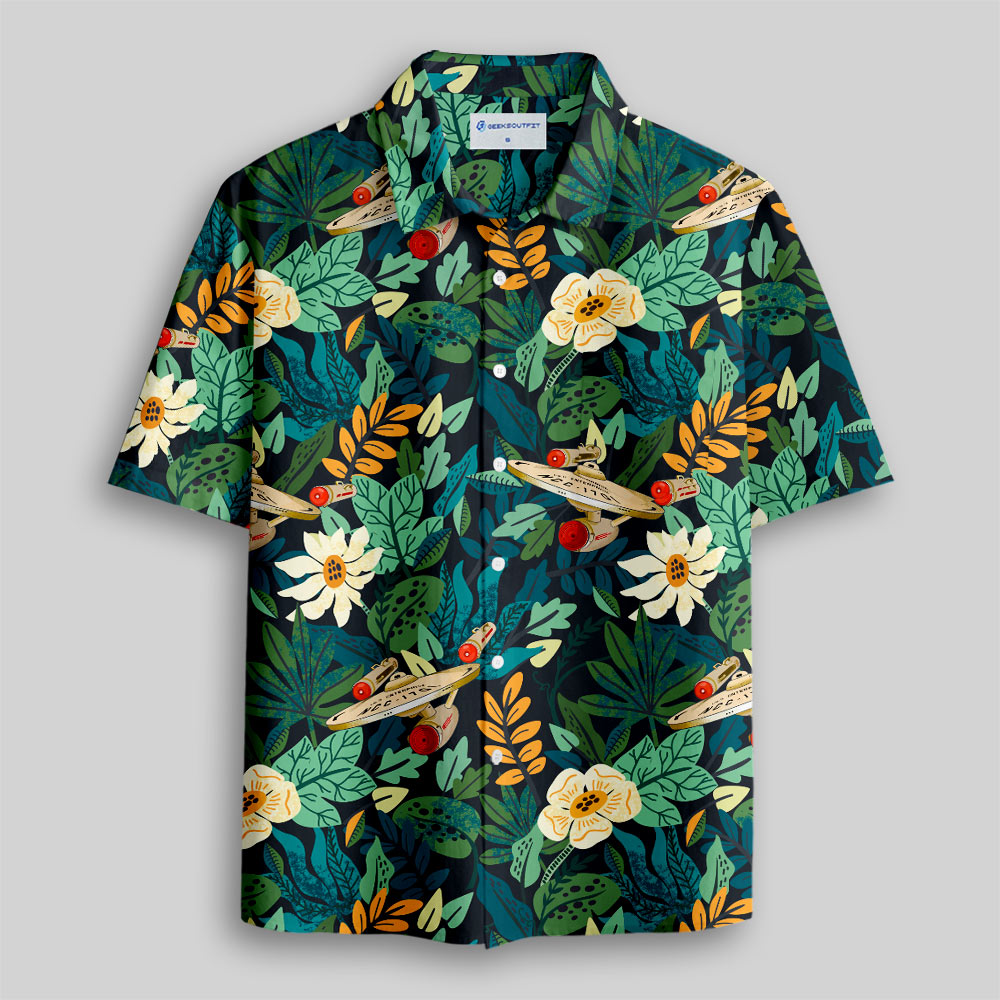 NCC-1701 Hawaii Button Up Pocket Shirt