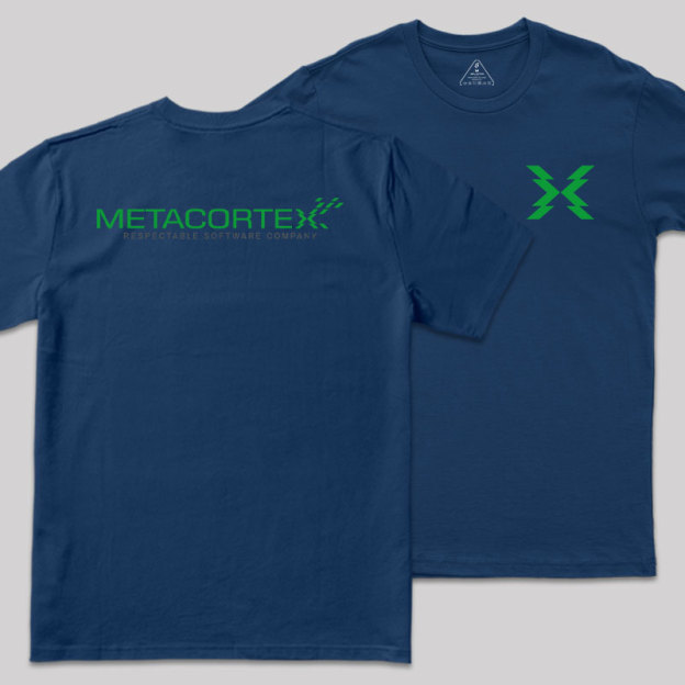 Metacortex Future Front and Back Printed Geek T-Shirt