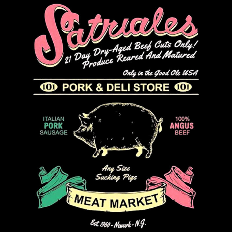 Satriale's Pork & Deli Store Meat Market Geek T-Shirt