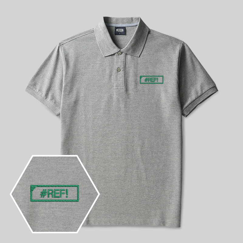 #REF! Geek Embroidered Polo Shirts