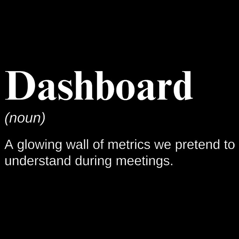 Dashboard Funny Data Analyst Geek T-Shirt