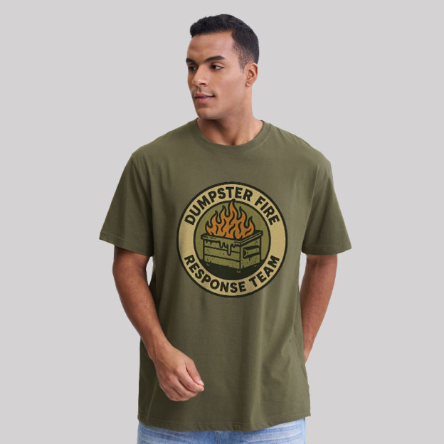 Dumpster Fire Response Team Geek T-Shirt