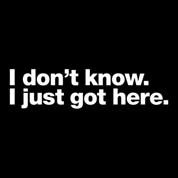 I Don't Know I Just Got Here Geek T-Shirt