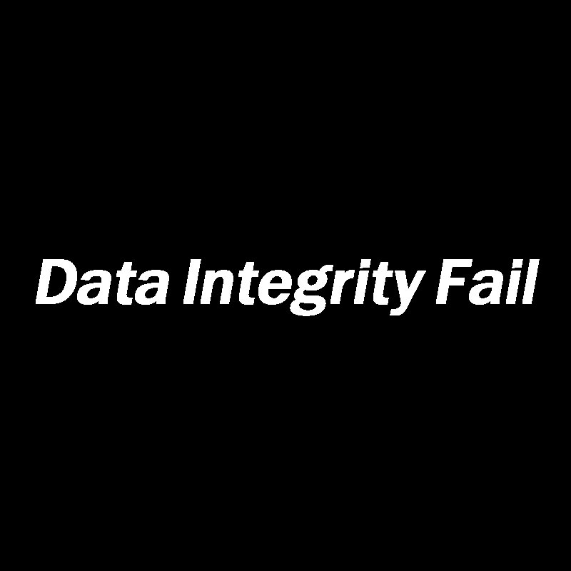 Data Integrity Fail Geek T-Shirt