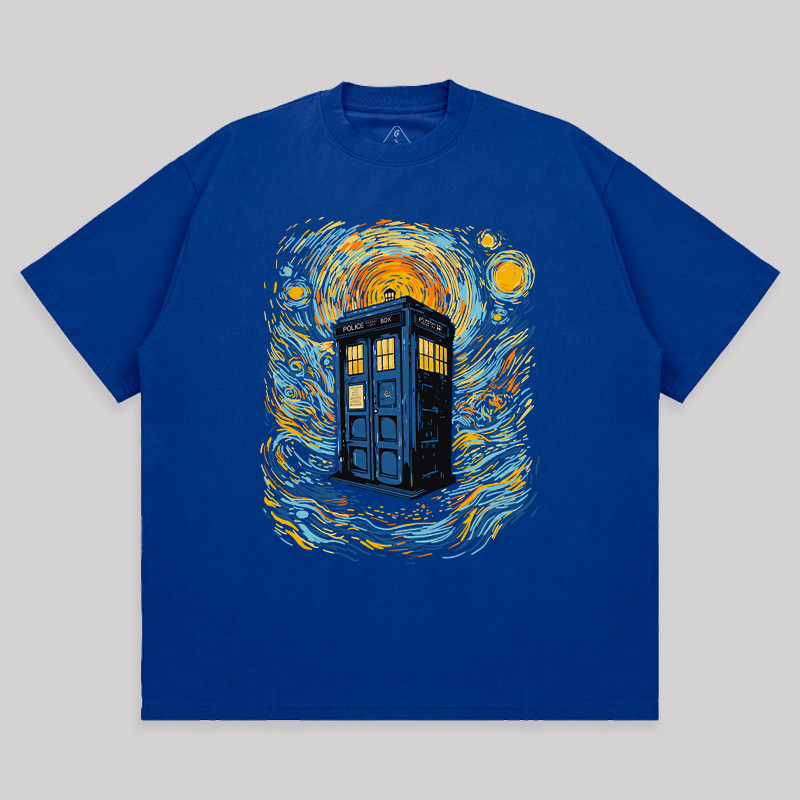Starry Blue Box Unisex Oversized T-shirt