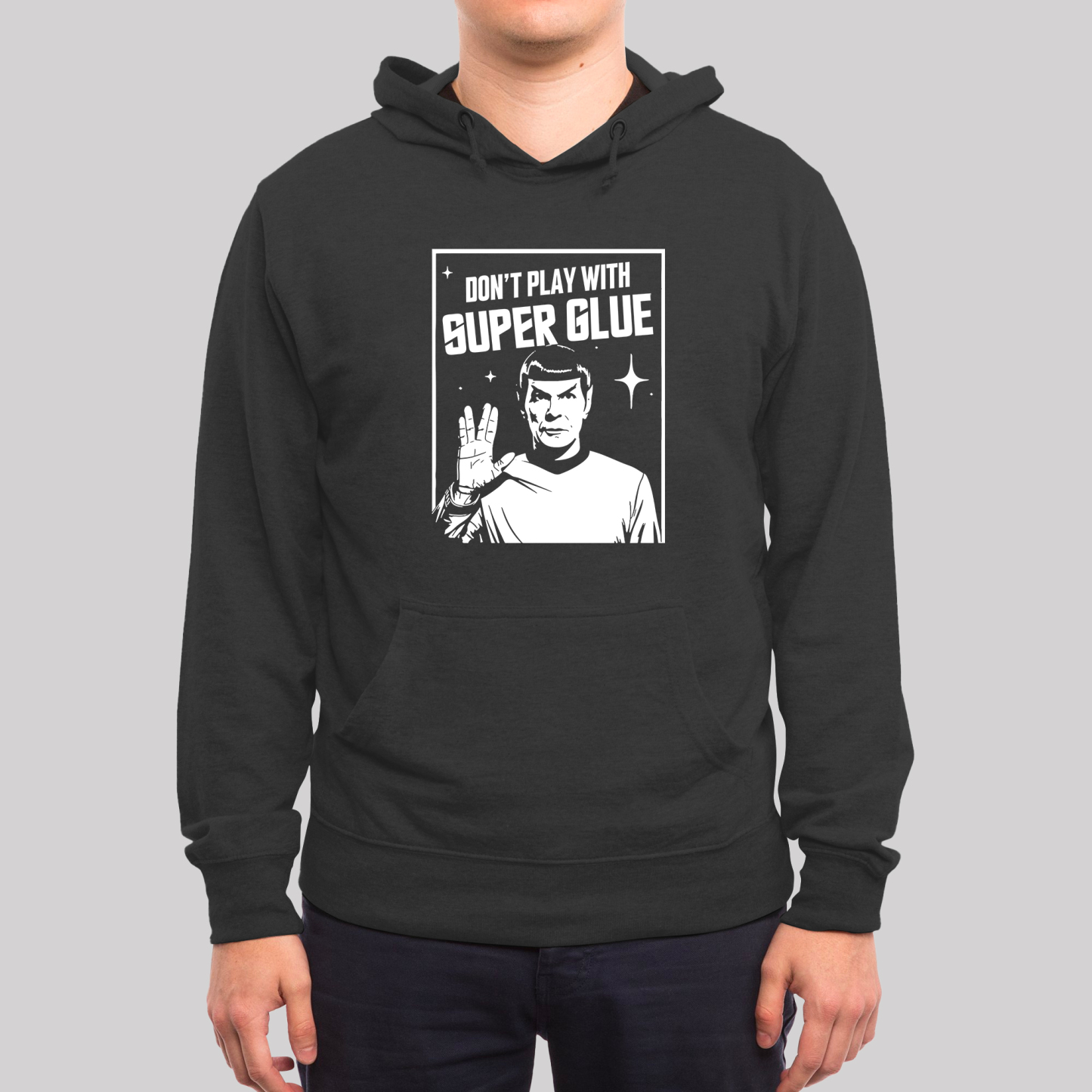 Don't Play With Superglue Geek Hoodie