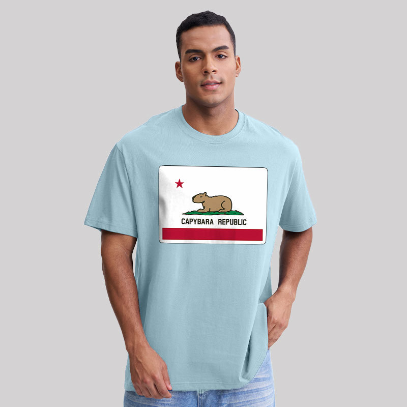 Capybara Flag Geek T-Shirt