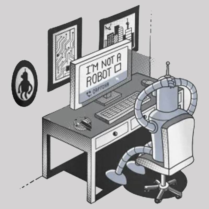Robot Problems Geek T-Shirt