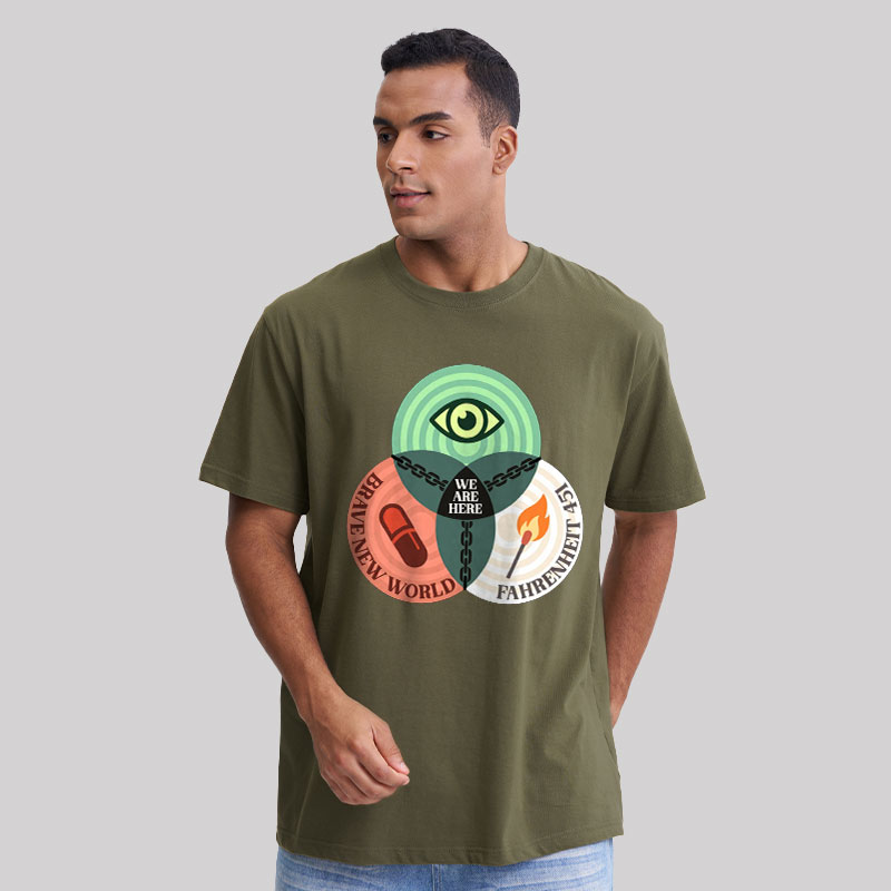 We Are Here Geek T-Shirt