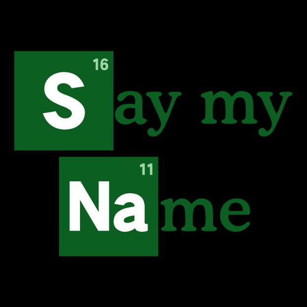 Elemental Name Geek T-Shirt