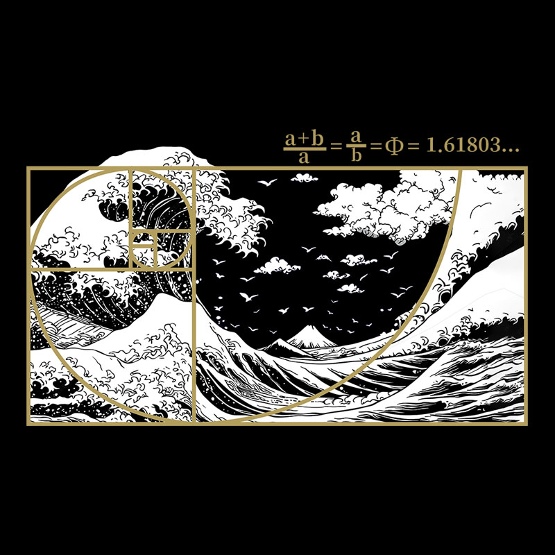 Golden Wave Geek T-Shirt