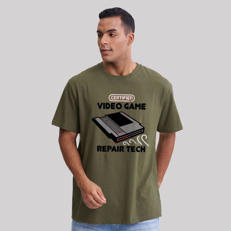 Certified Video Game Repair Tech Geek T-Shirt