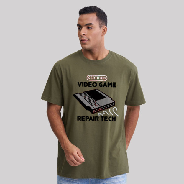 Certified Video Game Repair Tech Geek T-Shirt