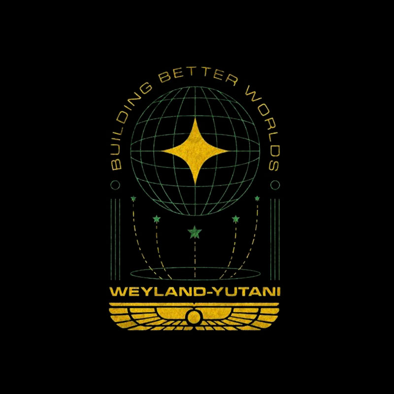 Building Better Worlds Weyland Geek T-Shirt