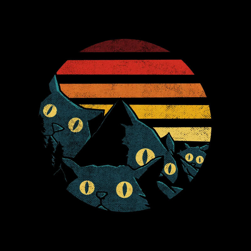 Meowntains Geek T-Shirt