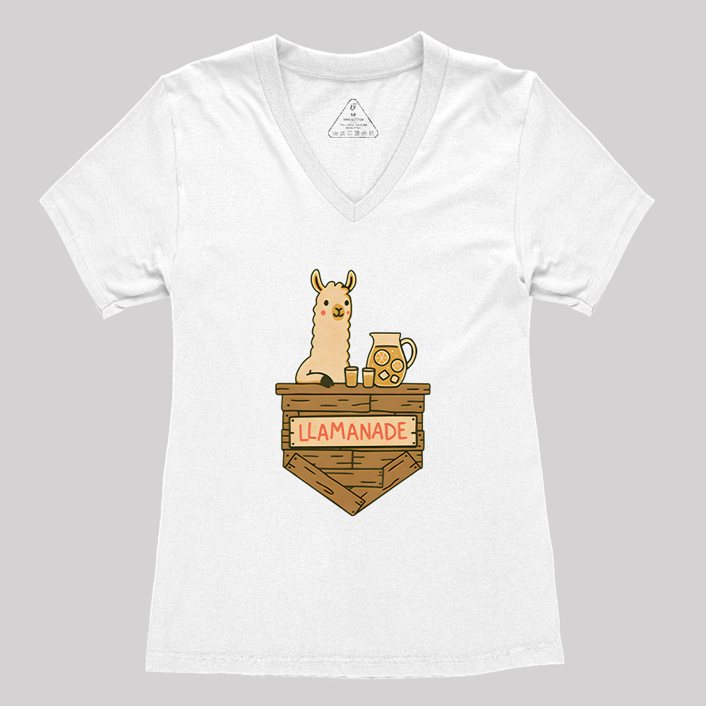 Llamanade Geek Women's V-Neck T-shirt