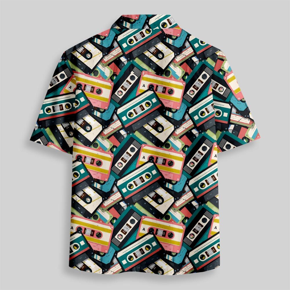 Vintage Tape Button Up Pocket Shirt