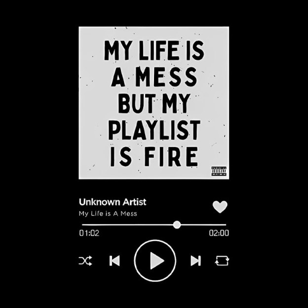 My Playlist is Fire Geek T-Shirt