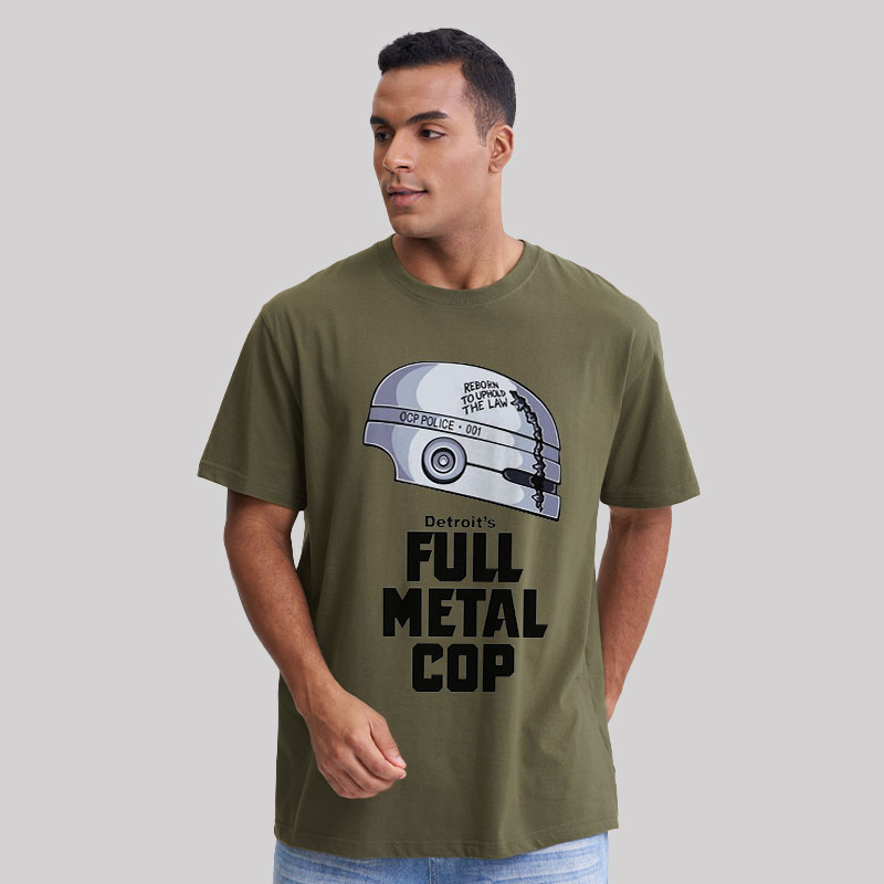 Full Metal Cop Geek T-Shirt