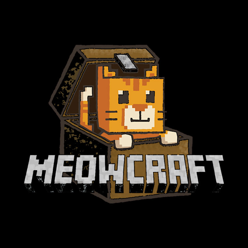 Meowcraft Geek T-Shirt