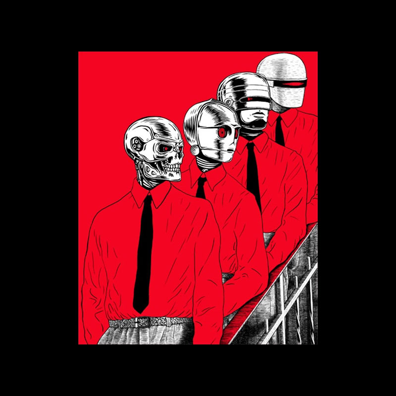 The Man Machines Geek T-Shirt