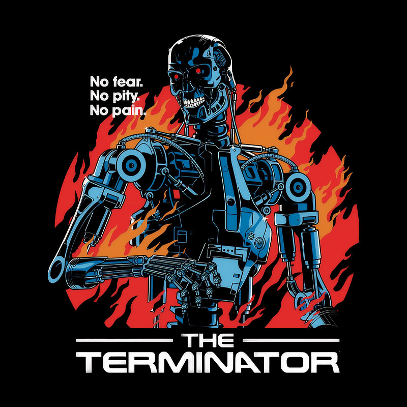 Terminator Robot Geek T-Shirt