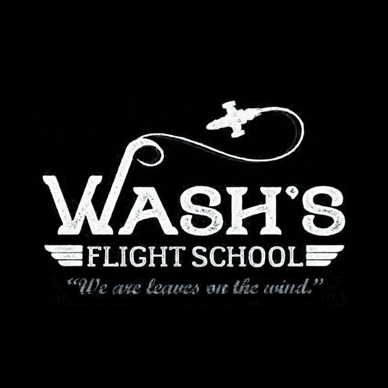 Washs Flight School Classic Geek T-Shirt
