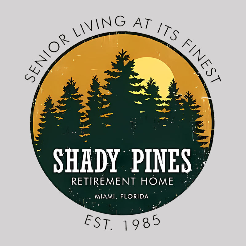 Shady Pines Retirement Home Geek T-Shirt