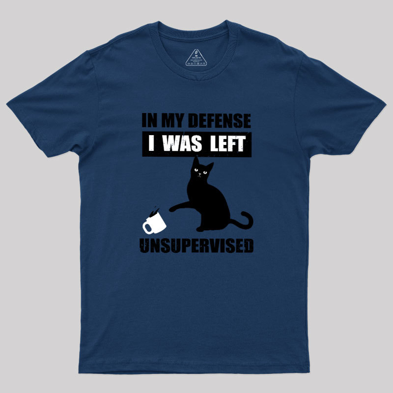 In My Defense I Was Left Geek T-Shirt