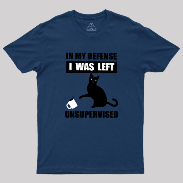 In My Defense I Was Left Geek T-Shirt