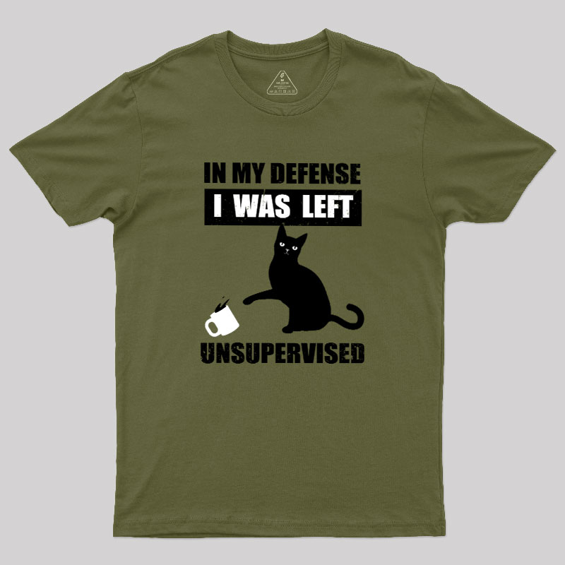 In My Defense I Was Left Geek T-Shirt