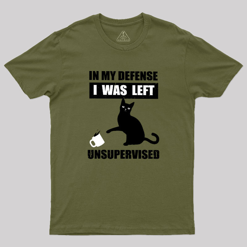 In My Defense I Was Left Geek T-Shirt