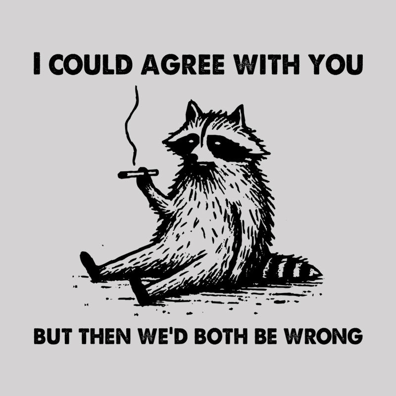 I Could Agree With You, But Then We��d Both be Wrong Geek T-Shirt