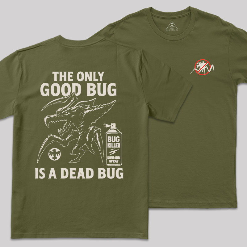A Dead Bug Front and Back Printed Geek T-Shirt