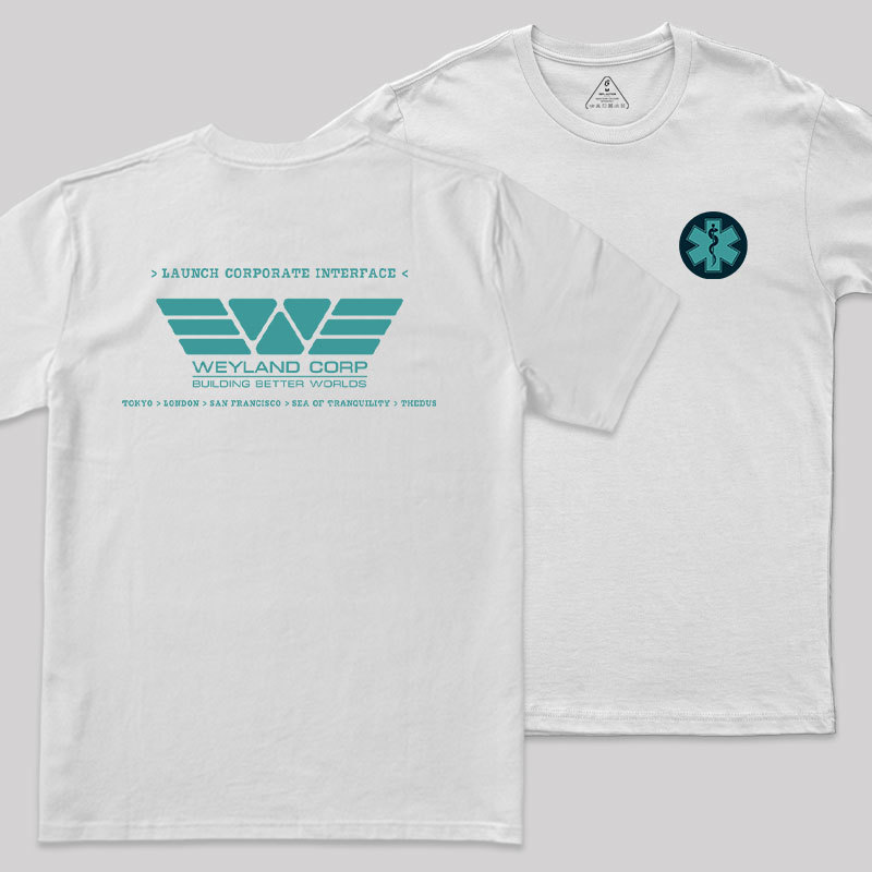 Building Better Worlds Front and Back Printed Geek T-Shirt