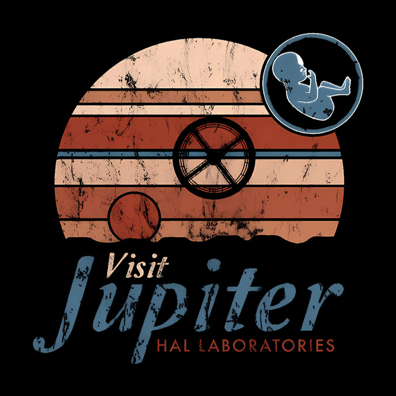 Retro Space Odyssey Geek T-Shirt