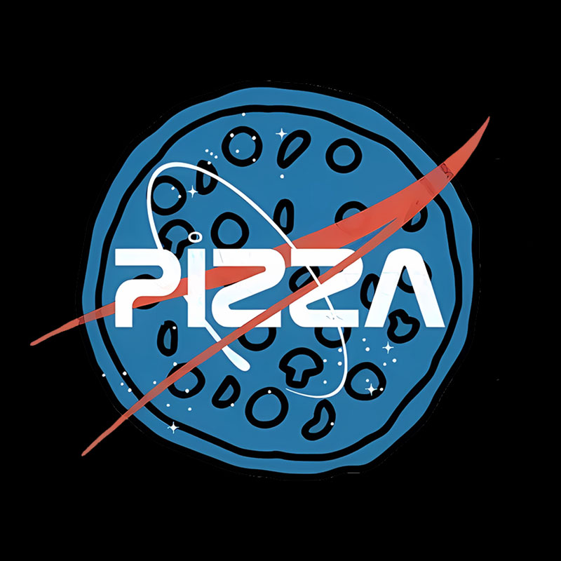 Space Pizza Geek T-Shirt