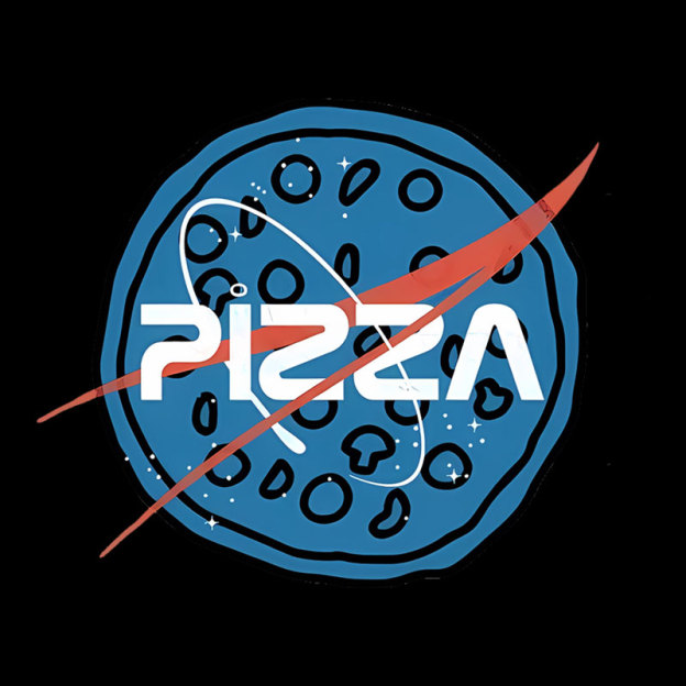 Space Pizza Geek T-Shirt