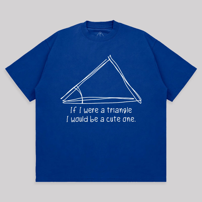 A Cute Triangle Unisex Oversized T-shirt