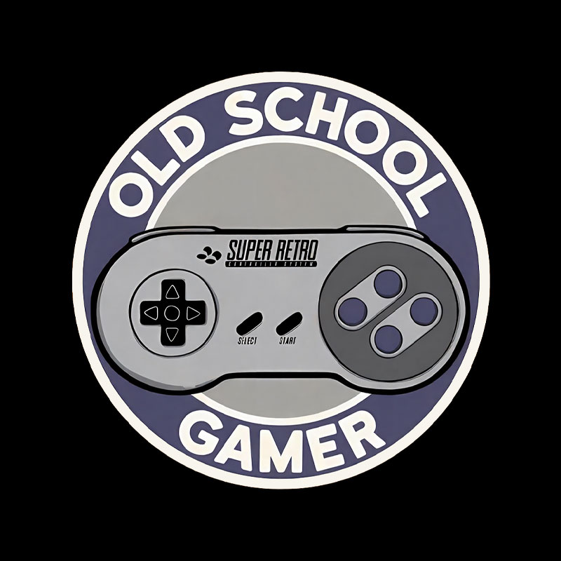 Old School Gamer 16 Bits Geek T-Shirt