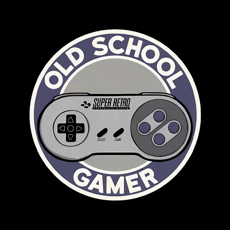 Old School Gamer 16 Bits Geek T-Shirt